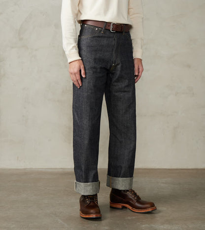 Taiga Takahashi T.T Lot. 704 Denim 1920s Trousers - Wide Straight - Ra…