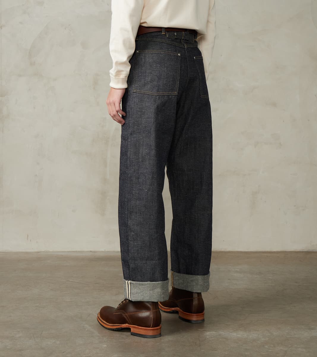 Lot. 704 Denim 1920s Trousers - Wide Straight - Raw Indigo
