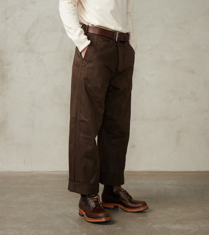 Taiga Takahashi T.T Lot. 202 Engineer Trousers - Chino Cloth - Mud Dye…