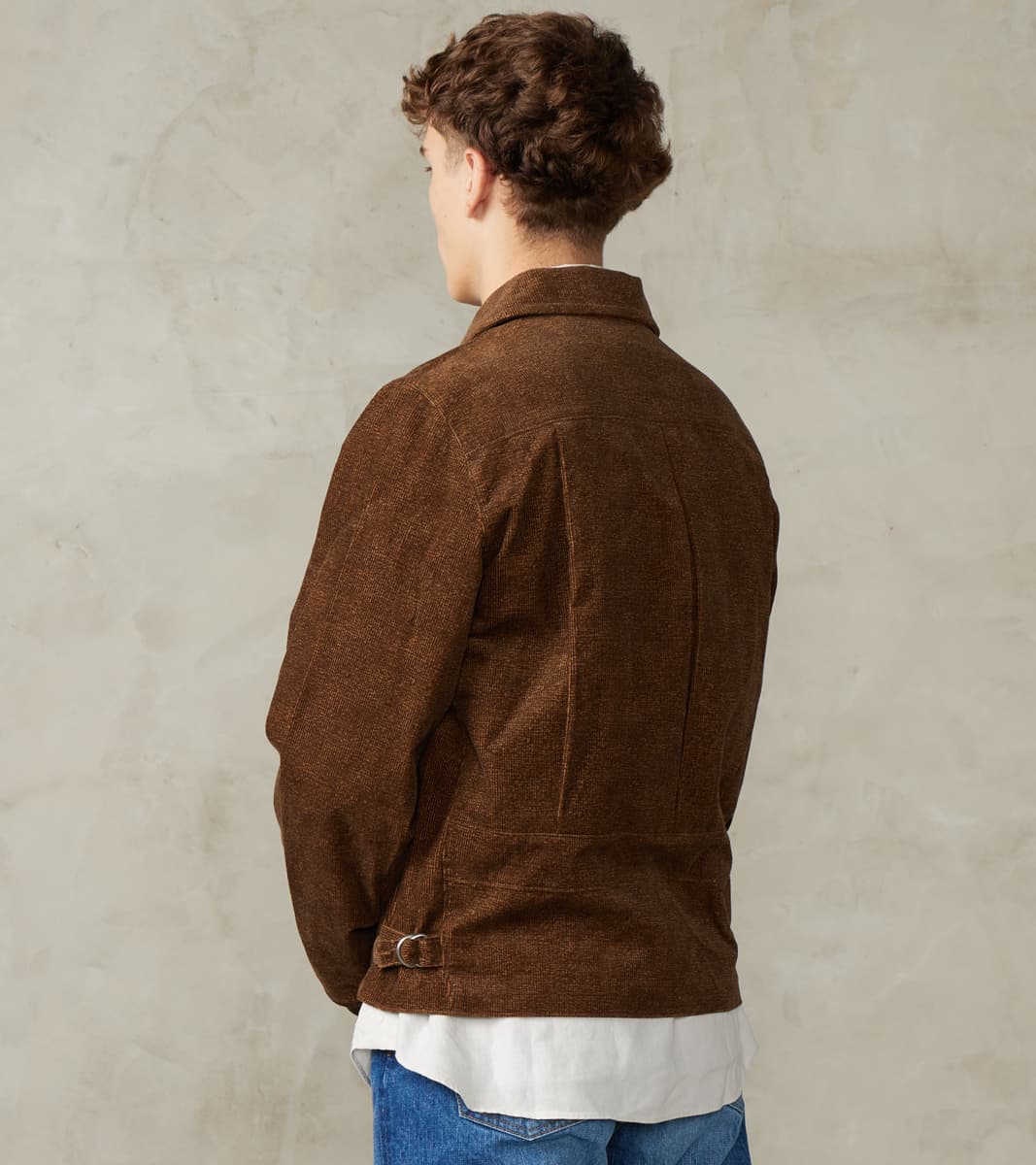 Lot. 322 Sports Jacket - Tweeduroy - Melange Brown