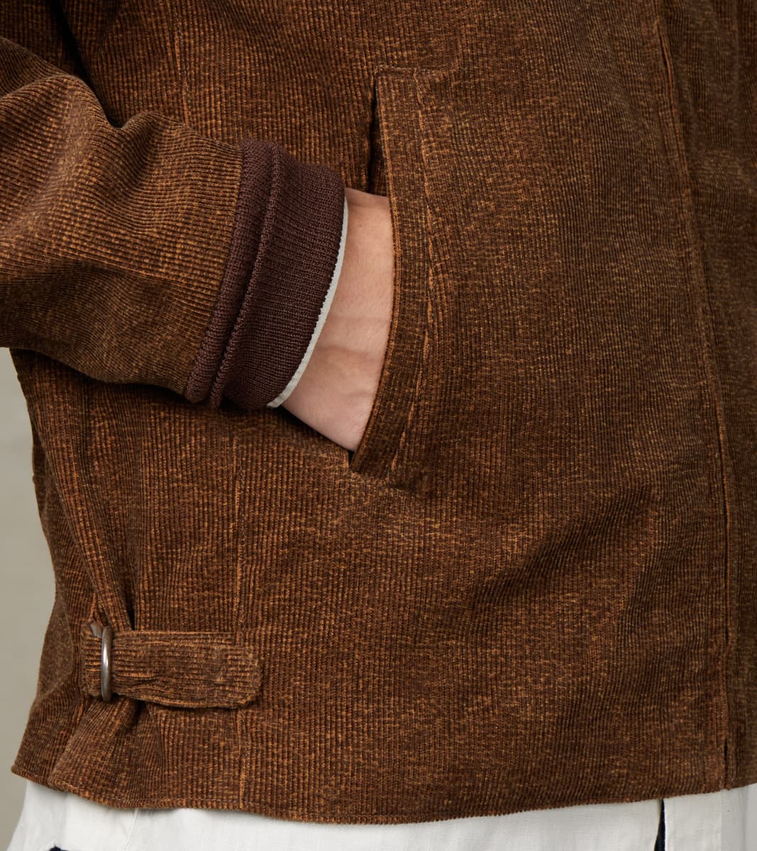 Lot. 322 Sports Jacket - Tweeduroy - Melange Brown