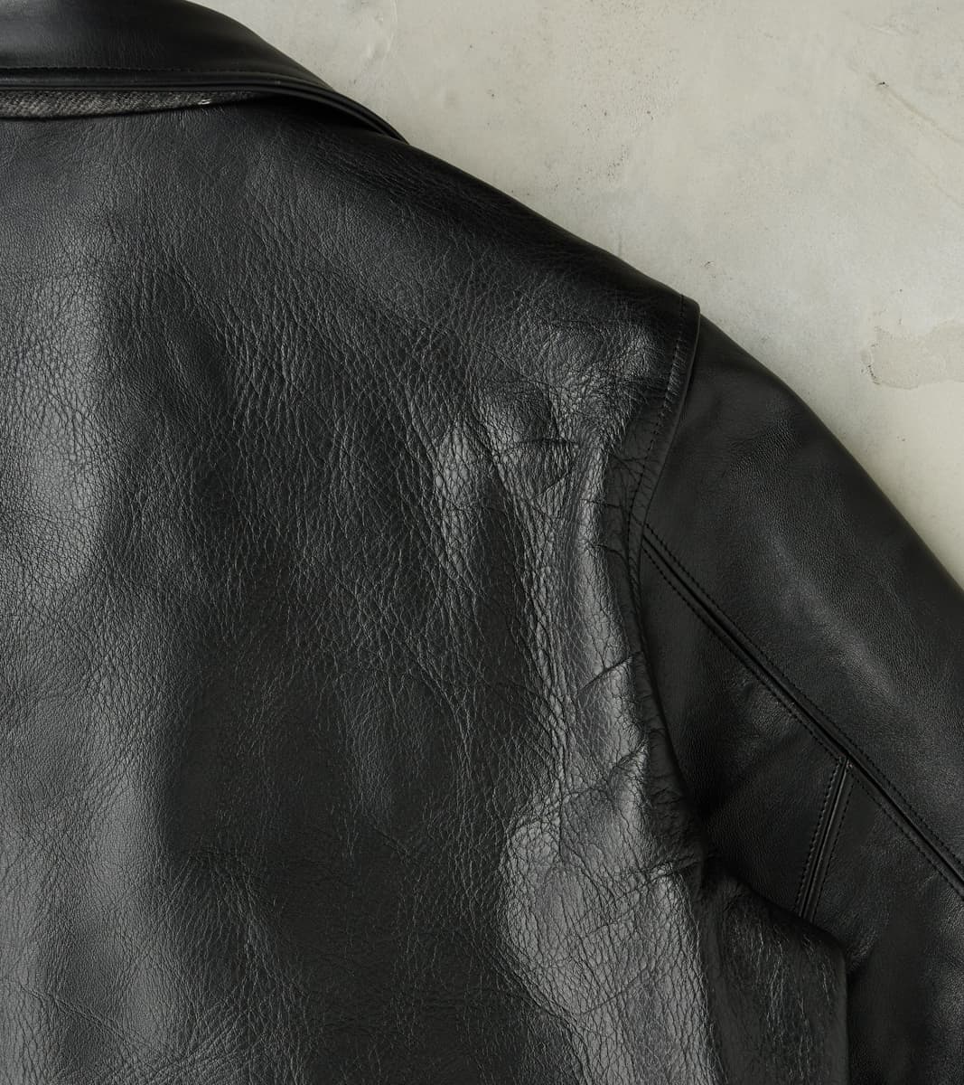Lot. 802 Cossack Leather Jacket - Veg-Tan Horsehide - Black