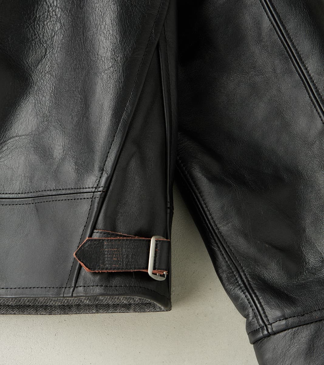 Lot. 802 Cossack Leather Jacket - Veg-Tan Horsehide - Black