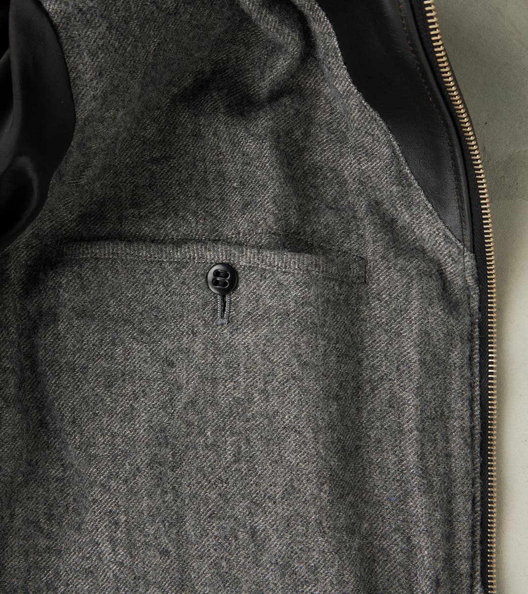 Lot. 802 Cossack Leather Jacket - Veg-Tan Horsehide - Black