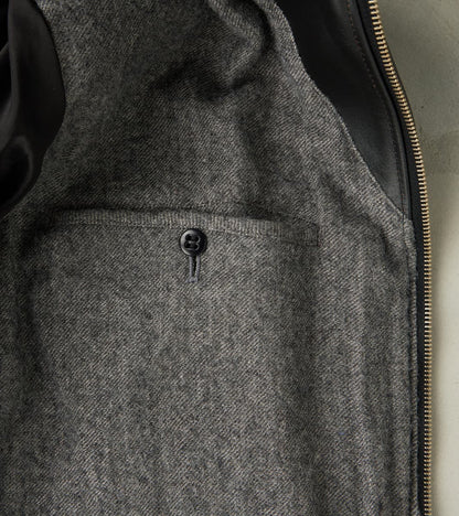 Lot. 802 Cossack Leather Jacket - Veg-Tan Horsehide - Black