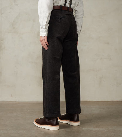 Lot. 201 Work Trousers - Tweeduroy - Melange Charcoal