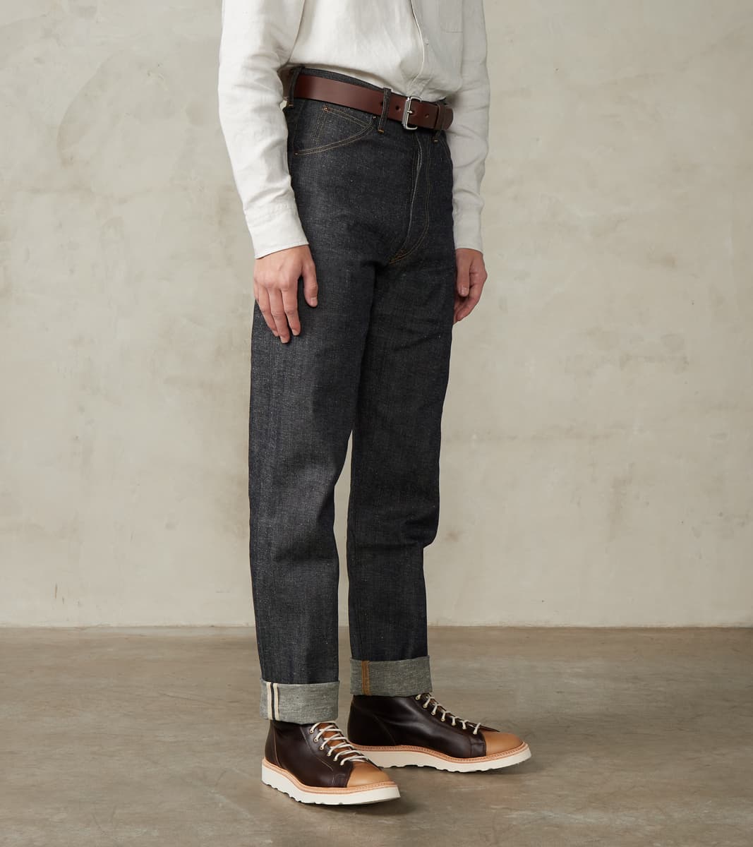 Taiga Takahashi T.T Lot. 702 Denim Trousers - Straight Tapered - Raw I…
