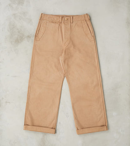 Taiga Takahashi T.T Lot. 202 Engineer Trousers - Chino Cloth - Natural…