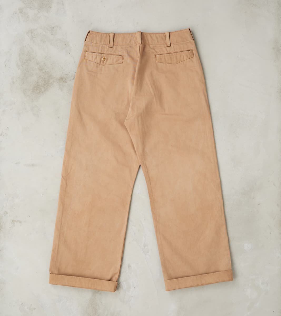 Lot. 202 Engineer Trousers - Chino Cloth - Natural Dyed Beige