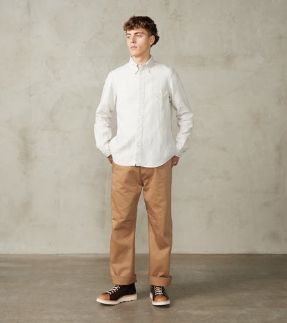 Lot. 202 Engineer Trousers - Chino Cloth - Natural Dyed Beige