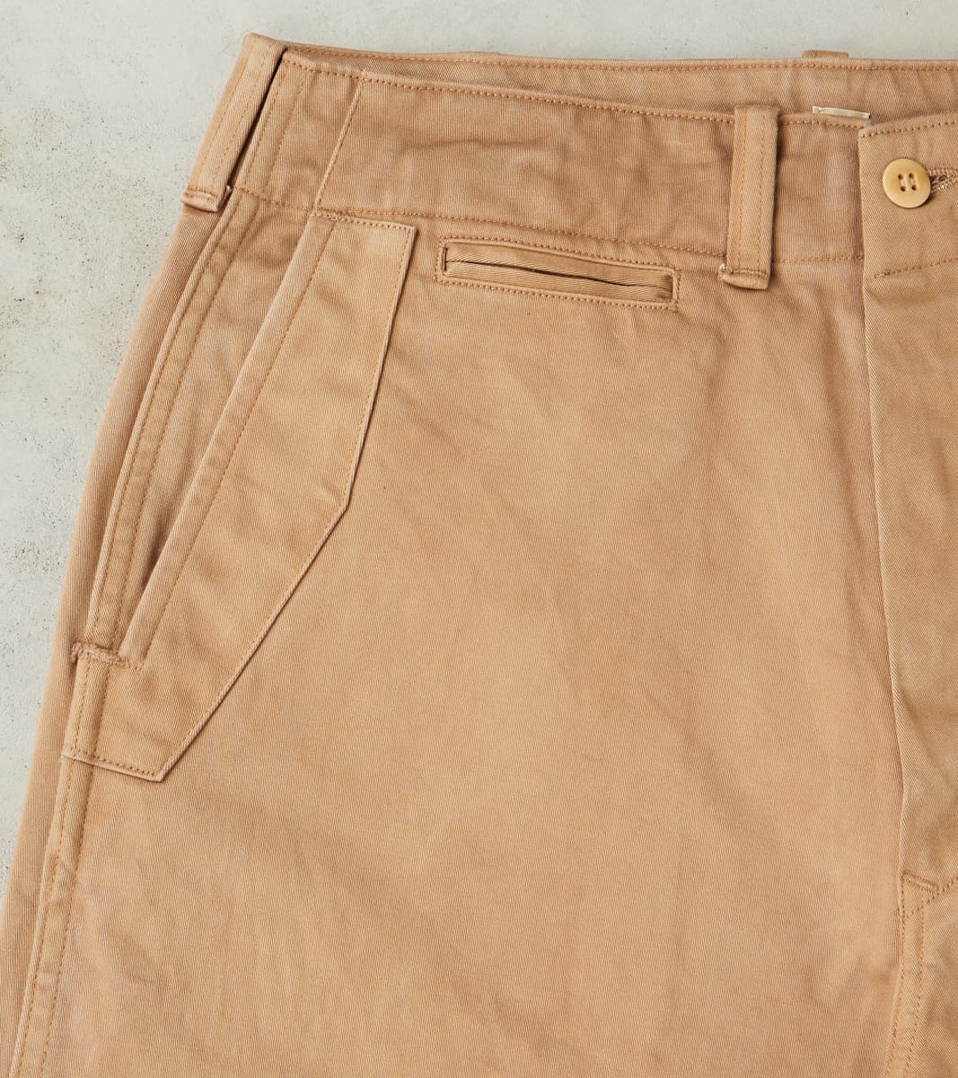 Lot. 202 Engineer Trousers - Chino Cloth - Natural Dyed Beige