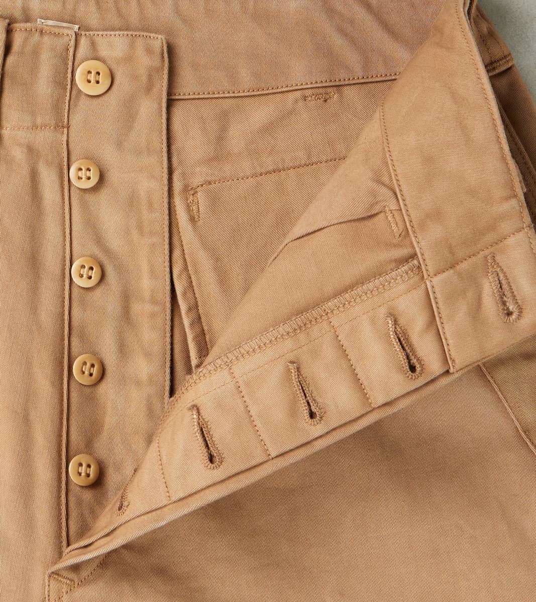 Lot. 202 Engineer Trousers - Chino Cloth - Natural Dyed Beige