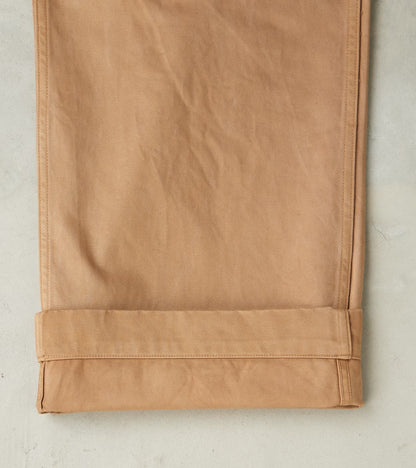 Lot. 202 Engineer Trousers - Chino Cloth - Natural Dyed Beige