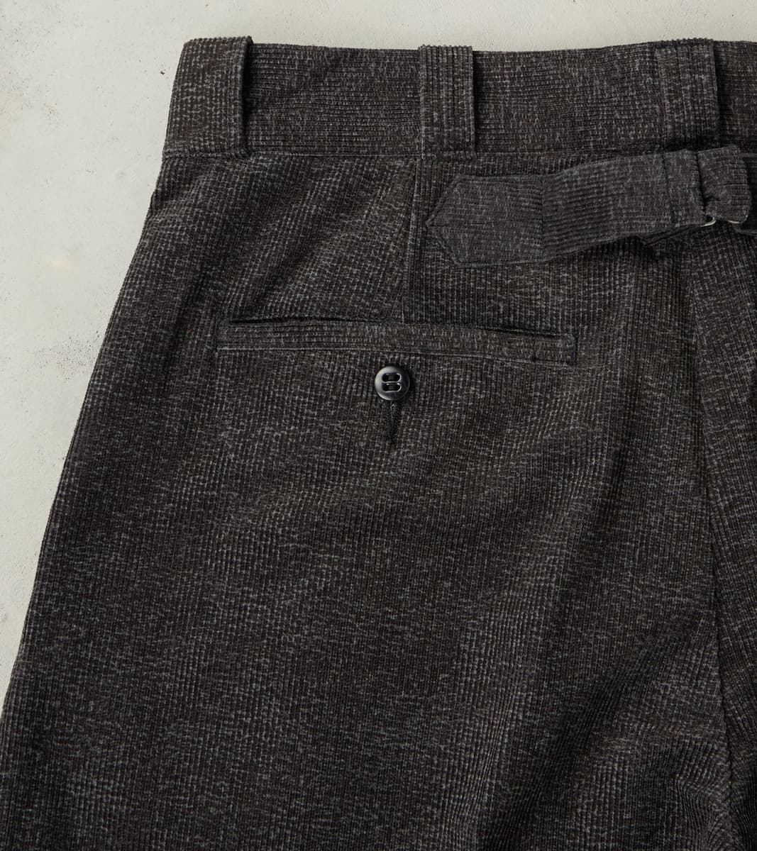 Lot. 201 Work Trousers - Tweeduroy - Melange Charcoal
