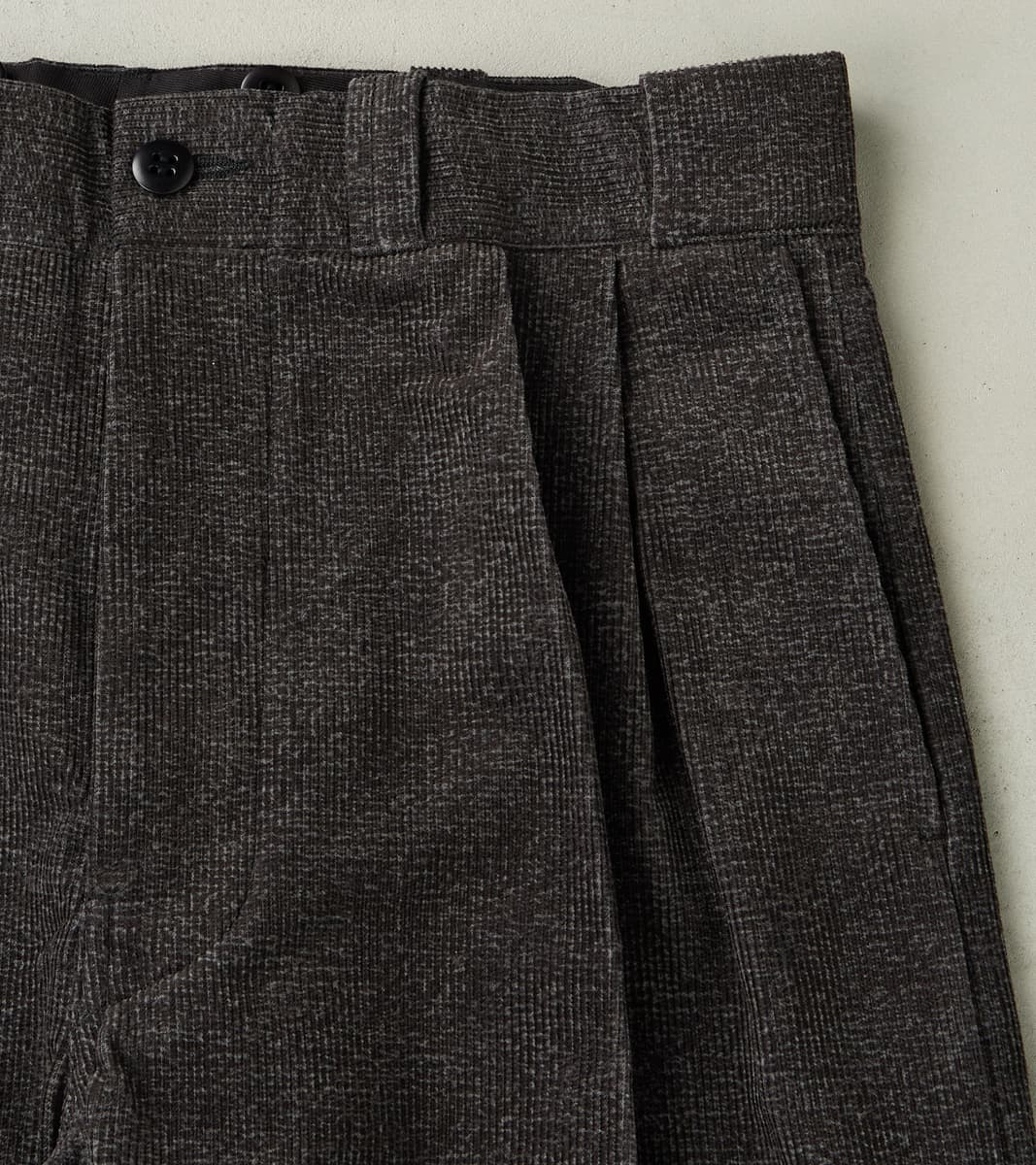 Lot. 201 Work Trousers - Tweeduroy - Melange Charcoal