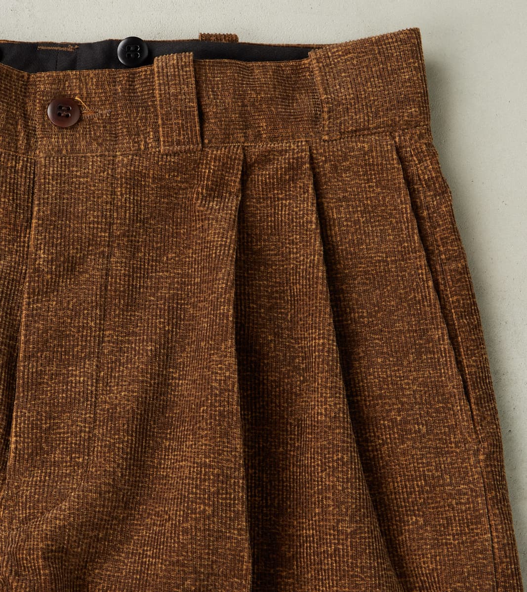 Lot. 201 Work Trousers - Tweeduroy - Melange Brown