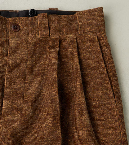 Lot. 201 Work Trousers - Tweeduroy - Melange Brown