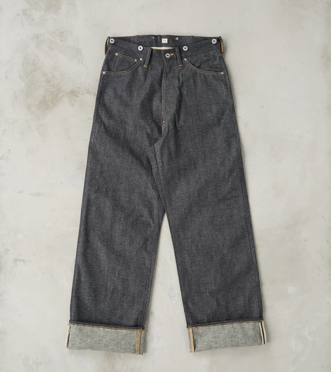 Taiga Takahashi T.T Lot. 704 Denim 1920s Trousers - Wide Straight - Ra…