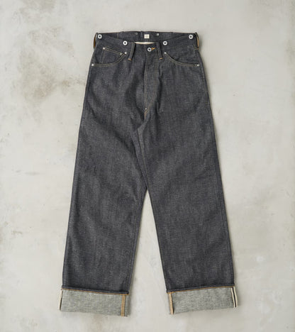 Taiga Takahashi T.T Lot. 704 Denim 1920s Trousers - Wide Straight - Ra…
