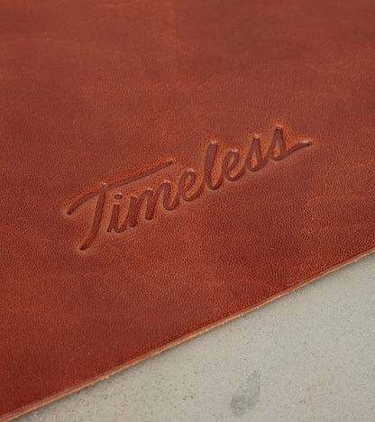 Timeless Desk Blotter Pad - Wickett & Craig Traditional Harness - Medium Brown