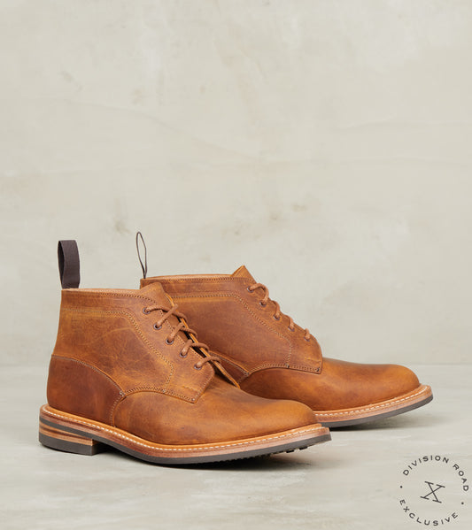 Tricker's x Division Road Monty Chukka - 4497 - Dainite - Horween Cognac Predator