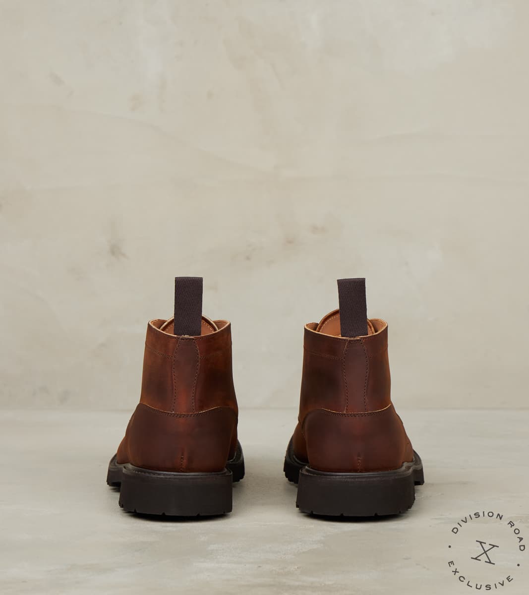 Monty Chukka - 4497 - Vibram Vi-Lite - Horween Dark Rust Chamois