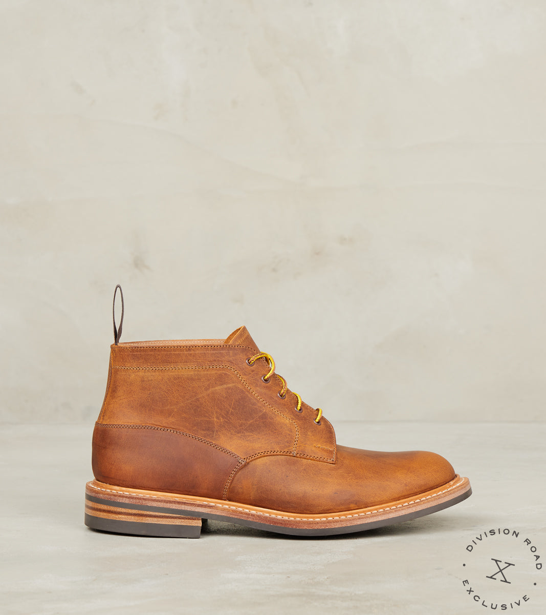 Tricker's x Division Road Monty Chukka - 4497 - Dainite - Horween Cognac Predator