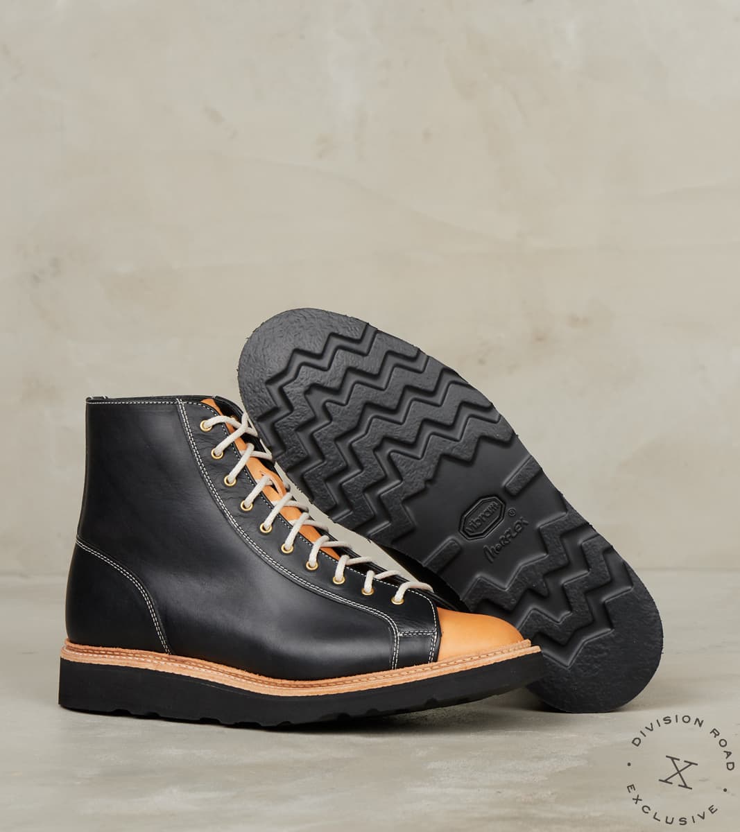 Super Monkey Boot - 5402 - Vibram Morflex - Badalassi Nero & Bone Minerva