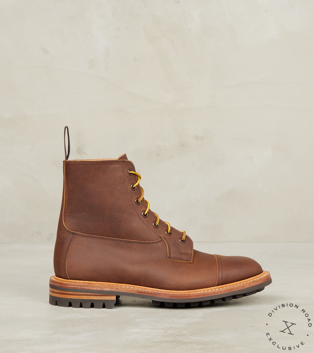 Tricker's x Division Road Allan Boot - 2298 - Commando - Horween Whiskey Predator