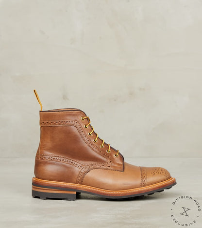 Tricker's x Division Road Eaton Boot - 4497 - Ridgeway - Horween Natural CXL