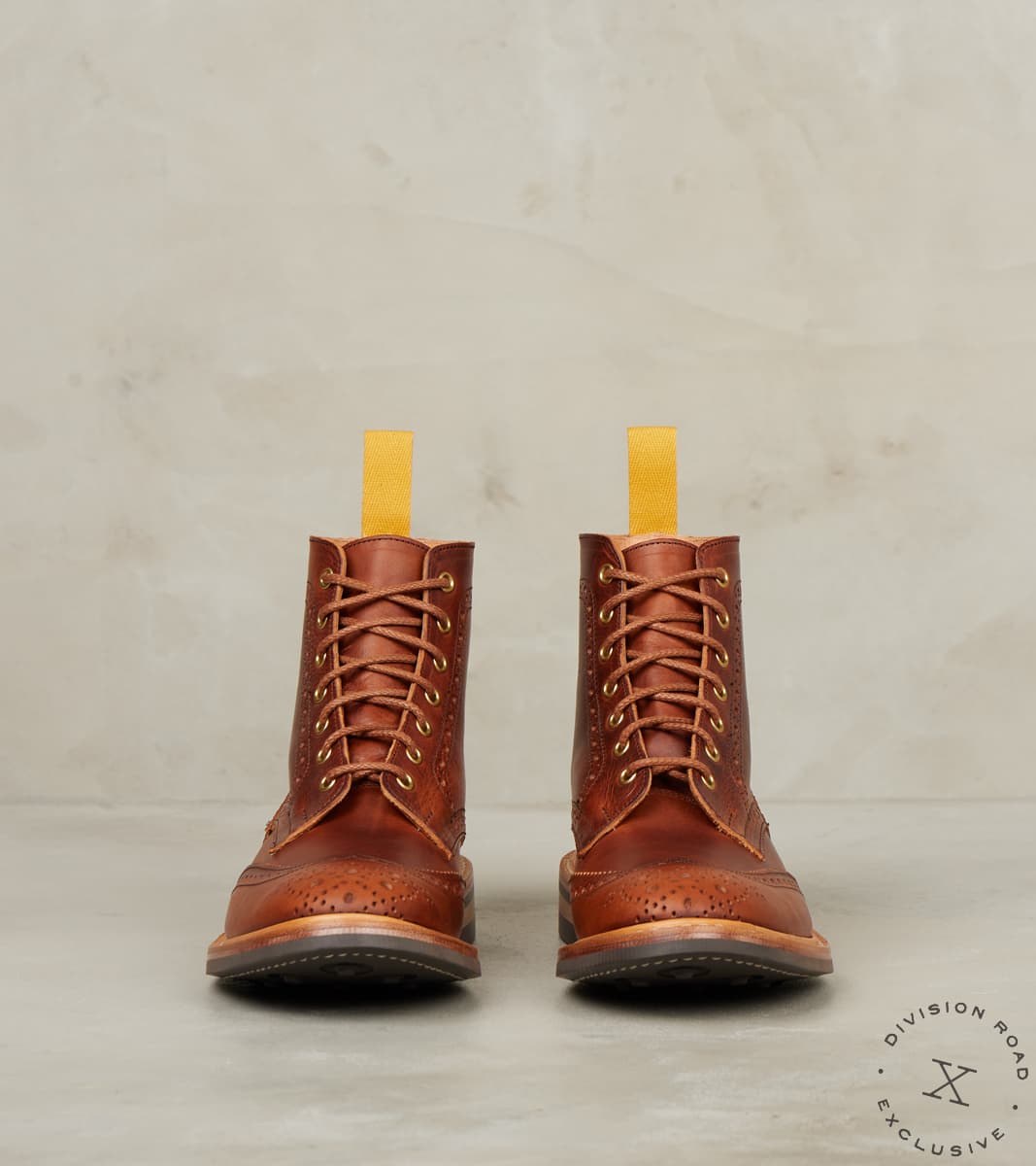 Tricker's x DR Stow Boot - 4497 - Dainite - Badalassi Cognac Carlo
