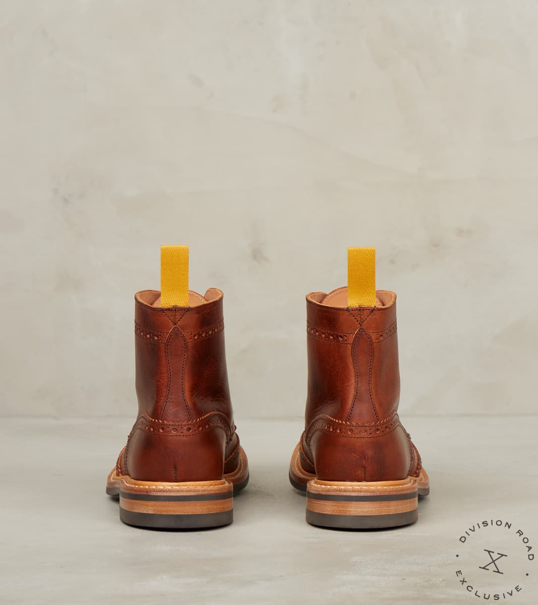 Stow Boot - 4497 - Dainite - Badalassi Cognac Carlo Wax