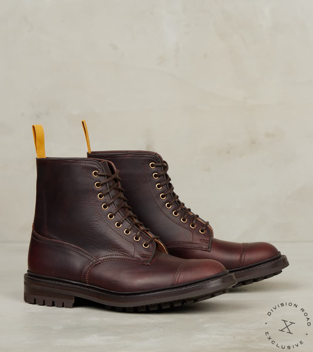 Tricker's x Division Road Churchill Boot - 4497 - Commando - Badalassi Tabacco Ca…