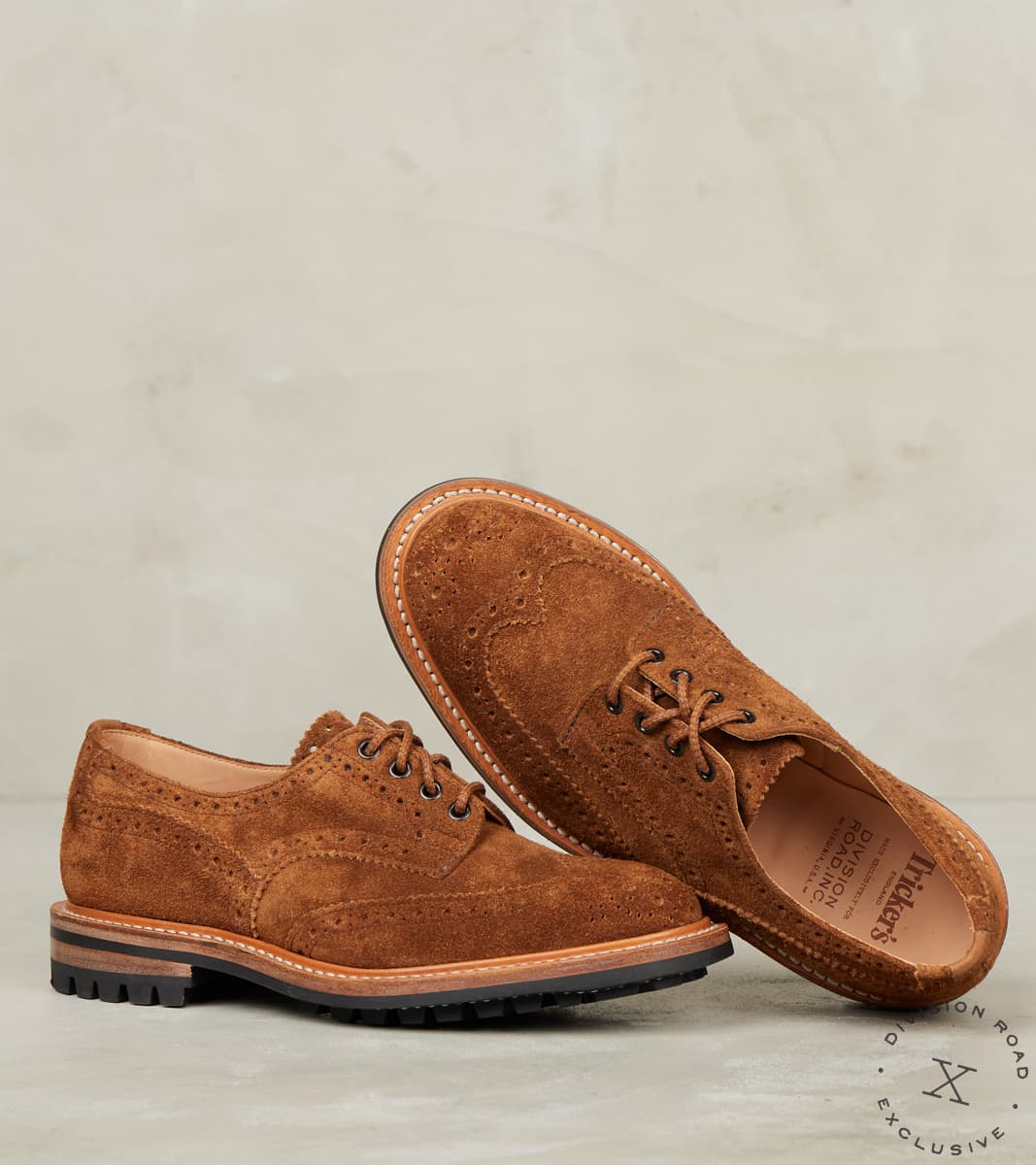 Bourton Brogue Derby - 2298 - Commando - CF Stead Snuff Kudu Reverse