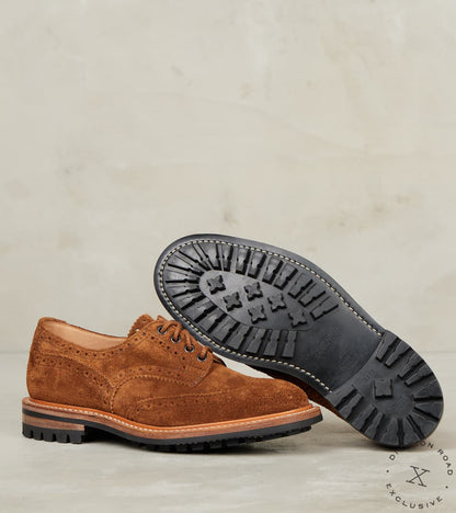 Bourton Brogue Derby 2298 Commando CF Stead Snuff Kudu Reverse