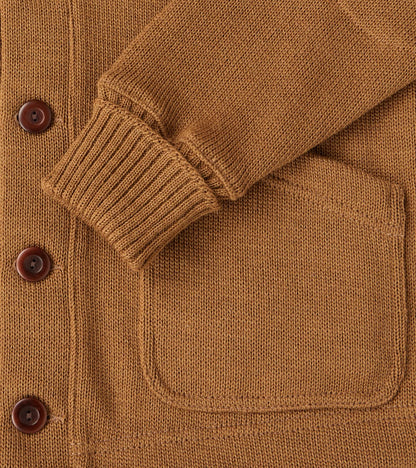 Shawl Cardigan - Dark Tan