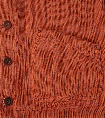 Shawl Cardigan - Burnt Orange