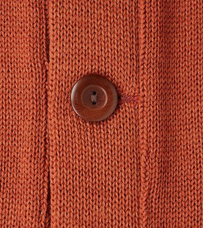 Shawl Cardigan - Burnt Orange