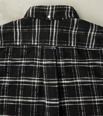 Japanese Slubbed Twill Check - Black