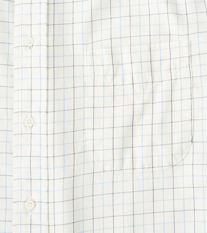 Brushed Twill Tattersall - Blue