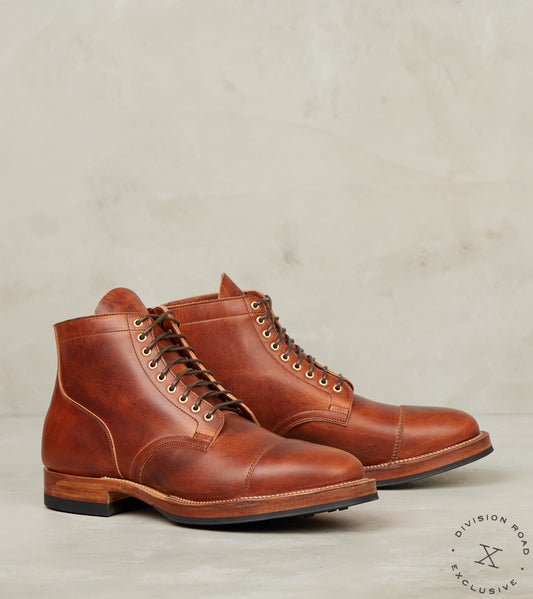 Viberg x Division Road Service Boot - 2020 - Split Dainite - Horween English Tan