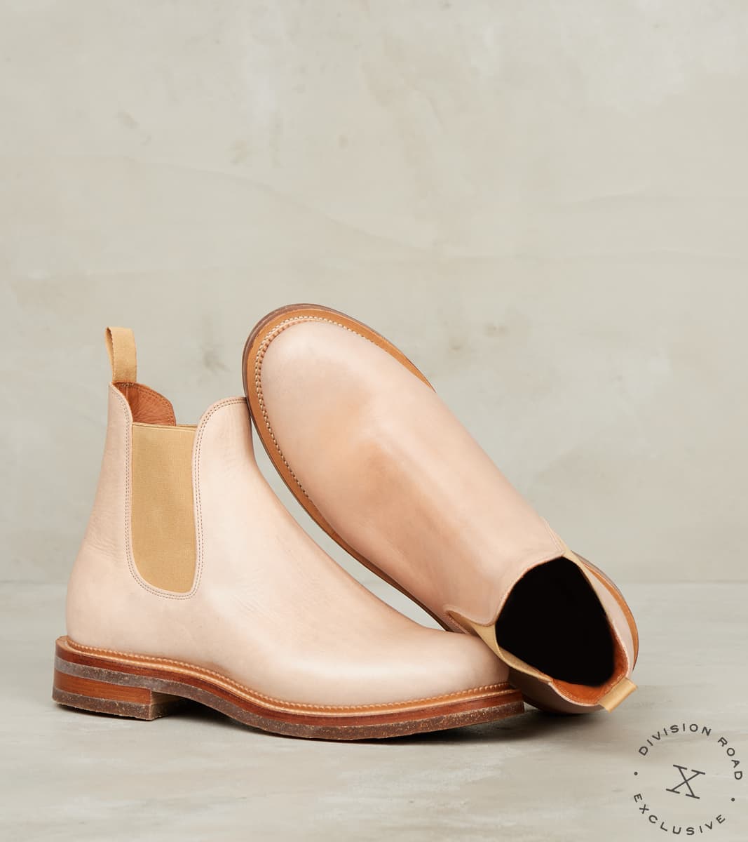 Chelsea Boot - 2030 - Lactae Hevea - Conceria Champagne Washed Vacchetta 800