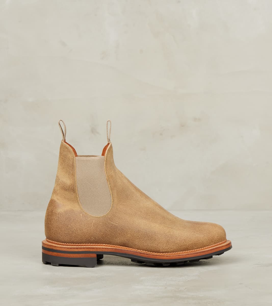 Viberg Chelsea Boot - 2030 - Ridgeway - CF Stead Desert Sand Waxy Comm…