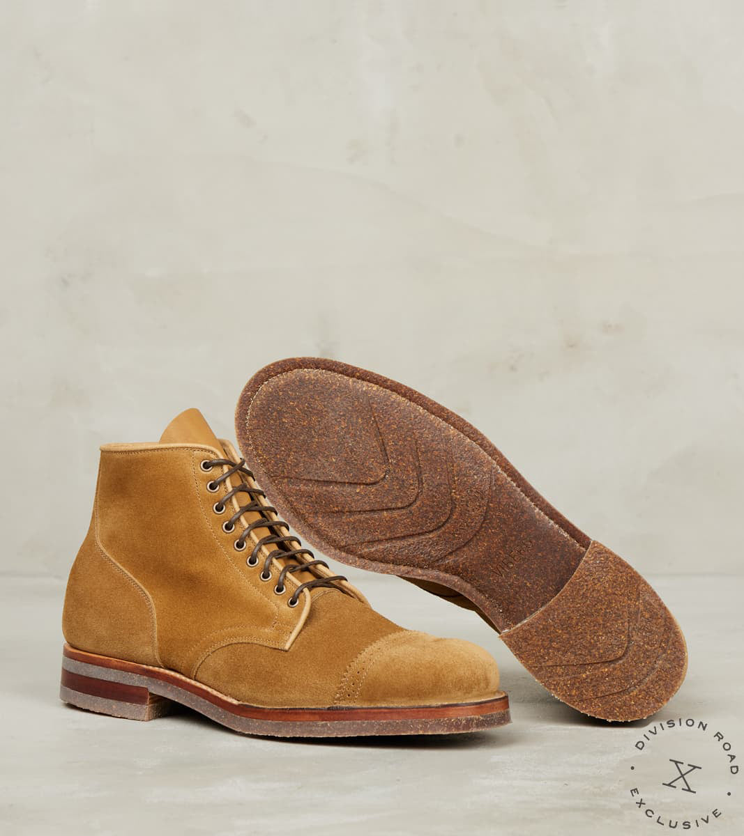 Service Boot - 2030 - Lactae Hevea - CF Stead Tobacco Janus Calf Suede