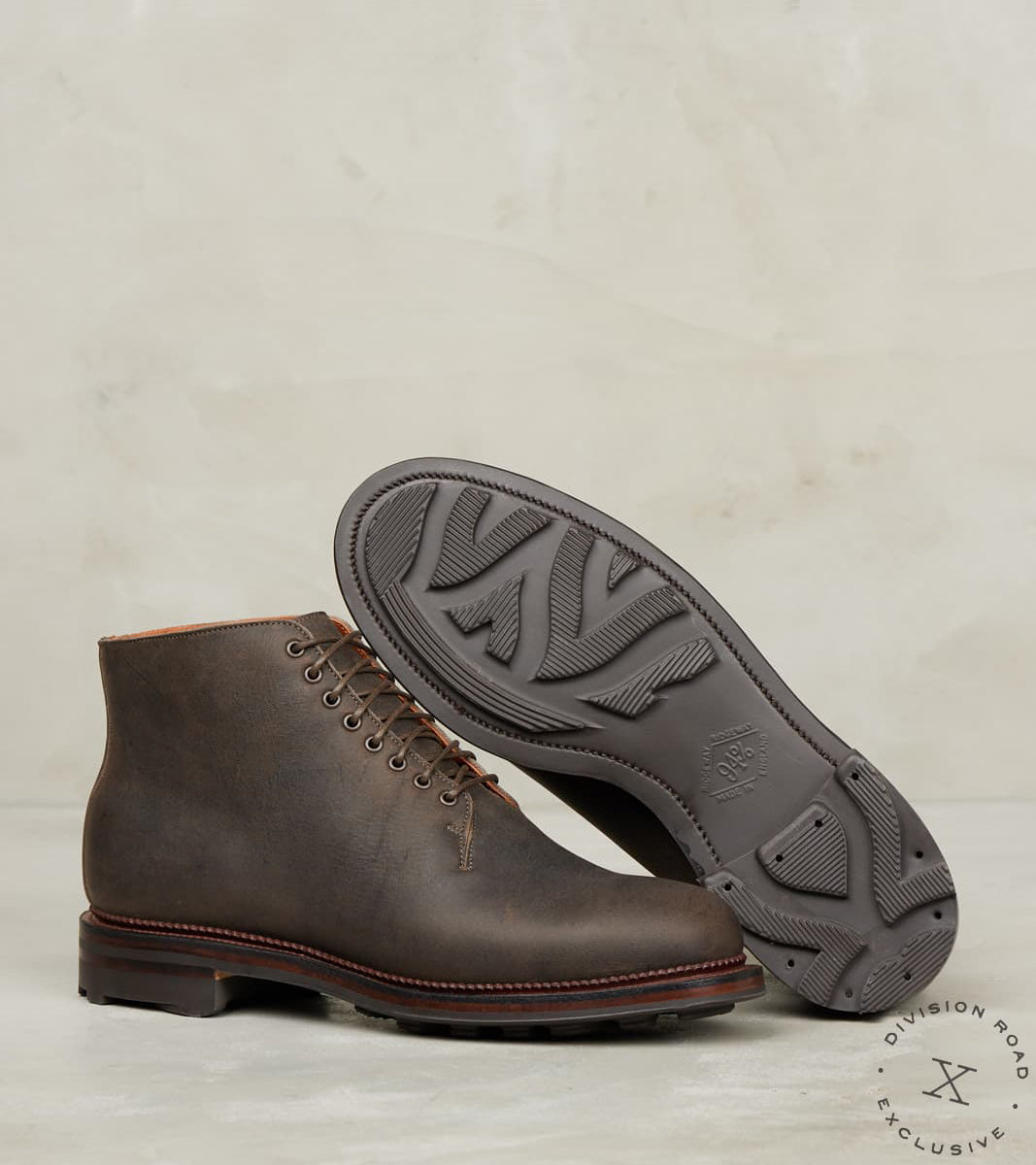 Wholecut Boot - 2030 - Ridgeway - CF Stead Stone Waxed Kudu