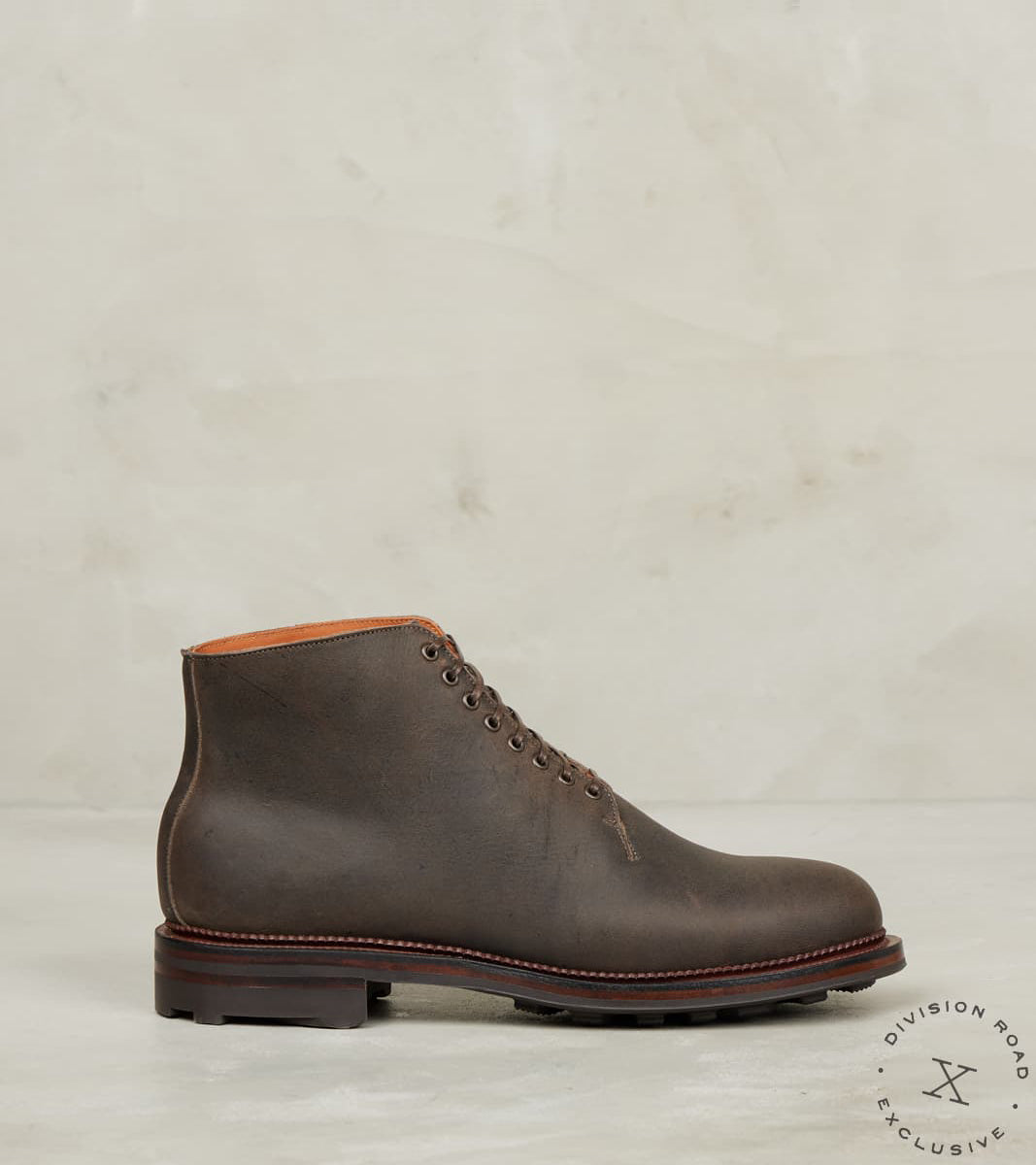 Viberg x Division Road Wholecut Boot - 2030 - Ridgeway - CF Stead Stone Waxed Kud…