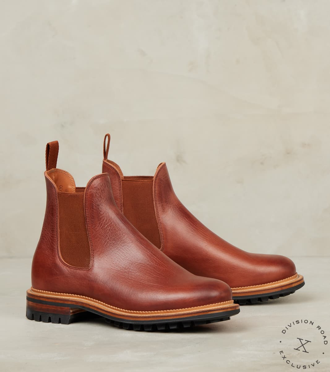 Viberg x Division Road Chelsea Boot - 2030 - Commando - CF Stead Chestnut Phoenix