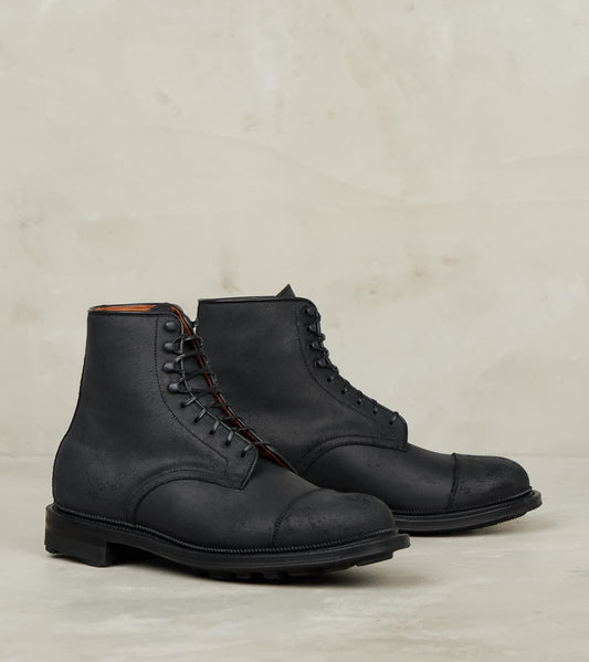 Viberg Halkett Boot - 2030 - Ridgeway - CF Stead Black Waxy Commander