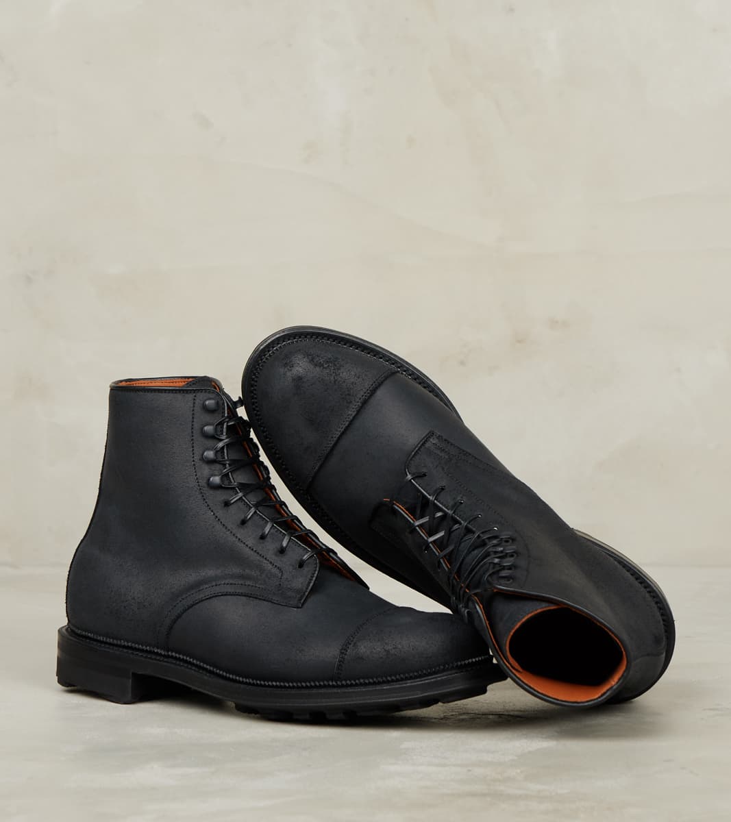 Halkett Boot - 2030 - Ridgeway - CF Stead Black Waxy Commander