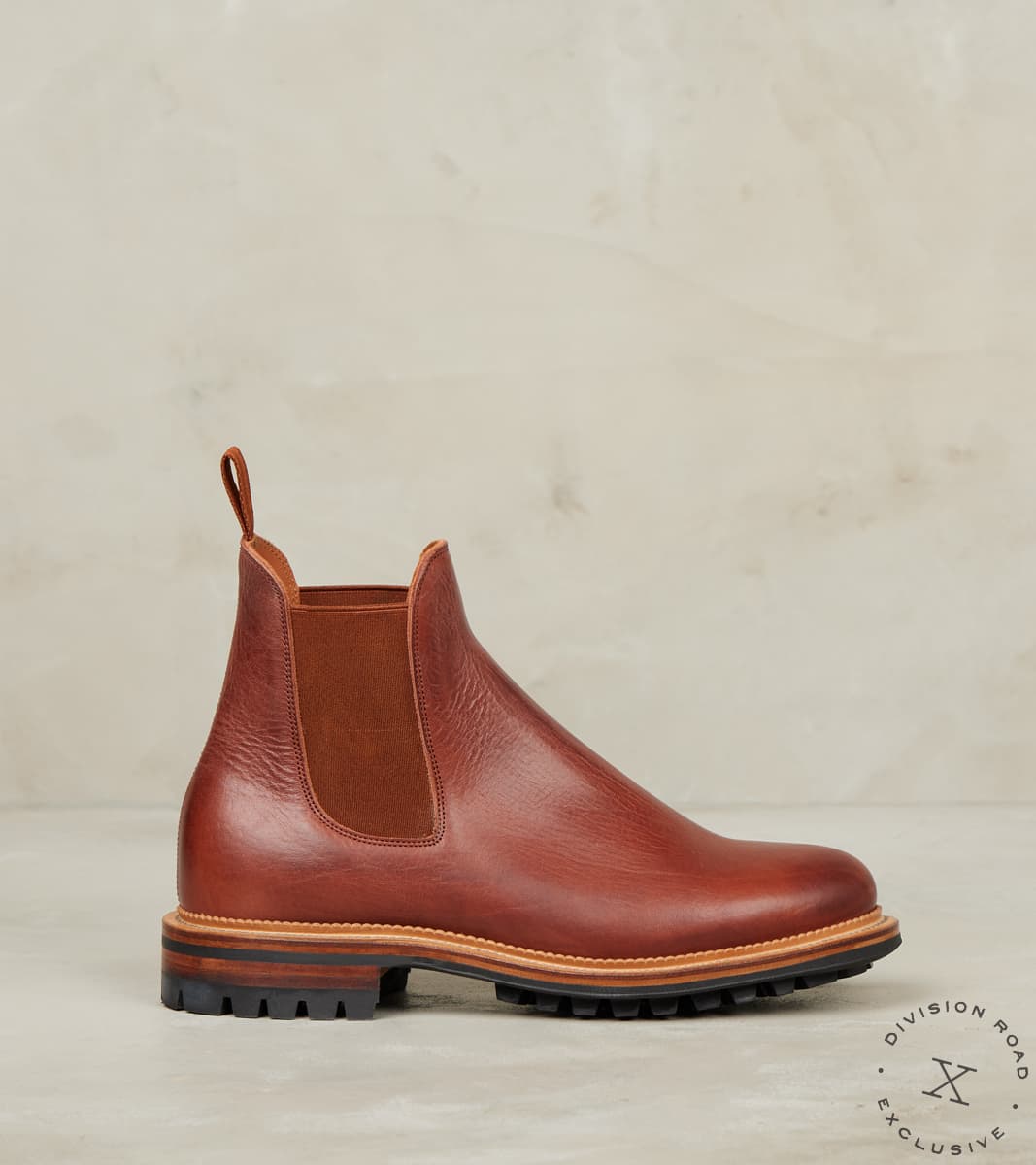 Viberg x Division Road Chelsea Boot - 2030 - Commando - CF Stead Chestnut Phoenix